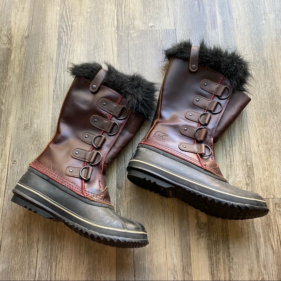 Sorel Shoes - Red Sorel Joan of Arctic Boots